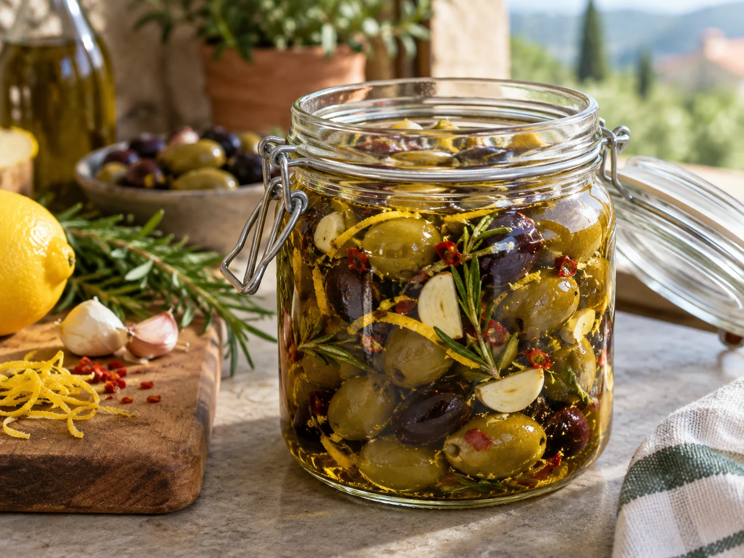 Маринованные оливки с травами | Фото подпункта 14 | Viva Cucina Маринованные оливки с травами: фото процесса приготовления — добавьте зелень, масло, сыр, лимон или специи только если они поддерживают основной вкус