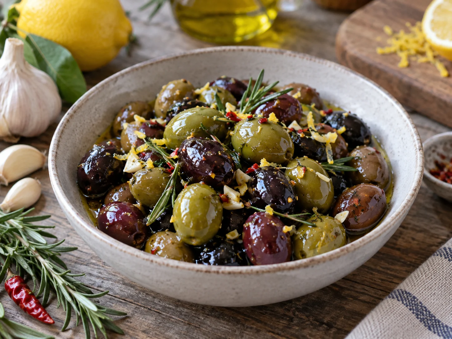 Маринованные оливки с травами | Фото подпункта 15 | Viva Cucina Маринованные оливки с травами: фото процесса приготовления — подавайте сразу или после короткого отдыха, когда блюдо выглядит собранным и аккуратным