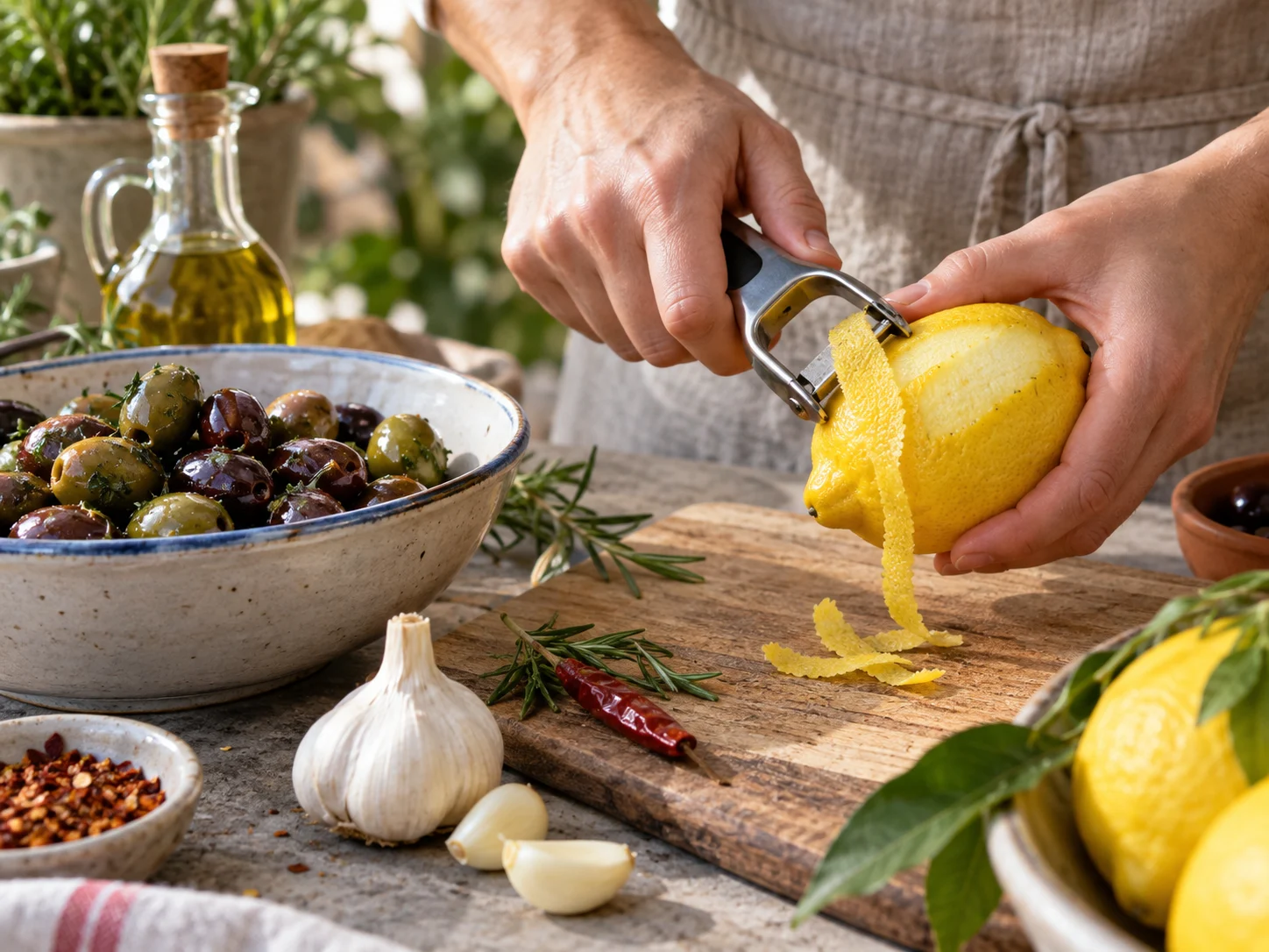 Маринованные оливки с травами | Фото подпункта 4 | Viva Cucina Маринованные оливки с травами: фото процесса приготовления — начните этап "довести текстуру" с умеренного нагрева и аккуратной подготовки основы