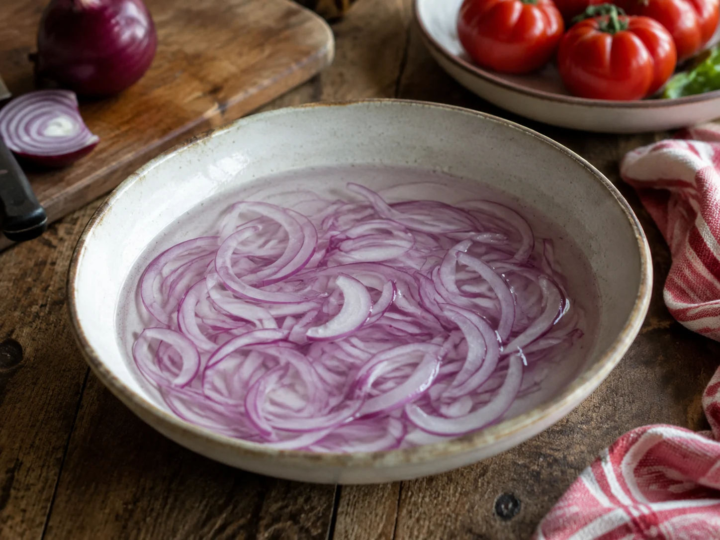 Панцанелла (хлебный салат) | Фото подпункта 5 | Viva Cucina Панцанелла (хлебный салат): фото процесса приготовления — следите за цветом, запахом и влажностью продуктов: на этом этапе формируется главный вкус
