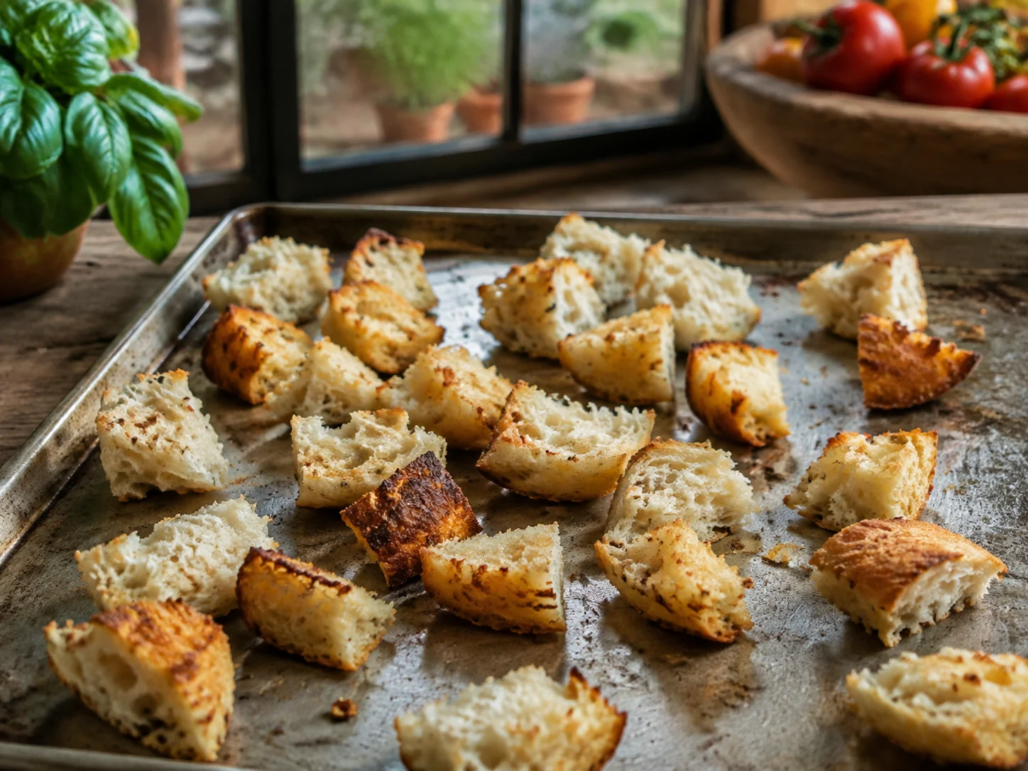 Панцанелла (хлебный салат) | Фото подпункта 6 | Viva Cucina Панцанелла (хлебный салат): фото процесса приготовления — остановитесь, когда основа стала выразительной, но ещё не потеряла сочность и чистую текстуру