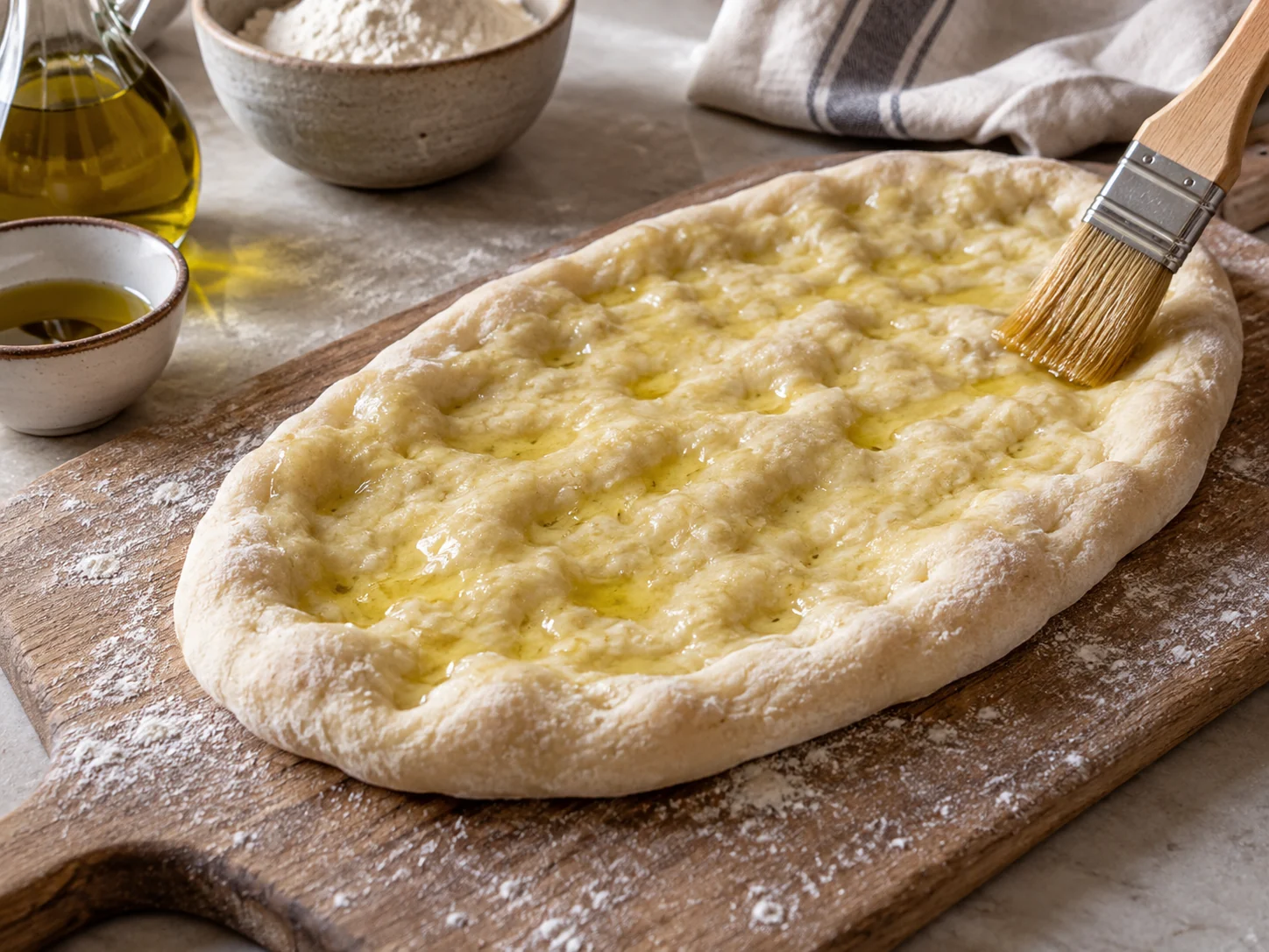 Пинса с начинкой: четыре сыра | Фото подпункта 7 | Viva Cucina Пинса с начинкой: четыре сыра: фото процесса приготовления — выполните основной шаг "сформовать", не торопясь и сохраняя контроль над текстурой